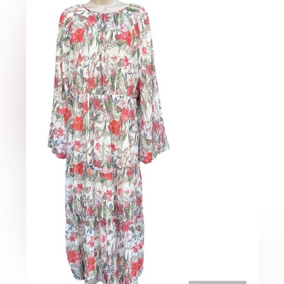 Spring floral butterfly dress - Picture 4 of 5